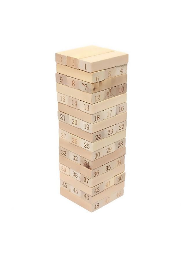 Magicwand 58-Piece Wooden Stacking Block Set  - Image 2