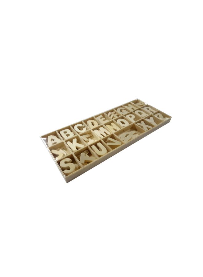 CRAFTDEV Wooden Alphabet Set 3.3cm - Image 2