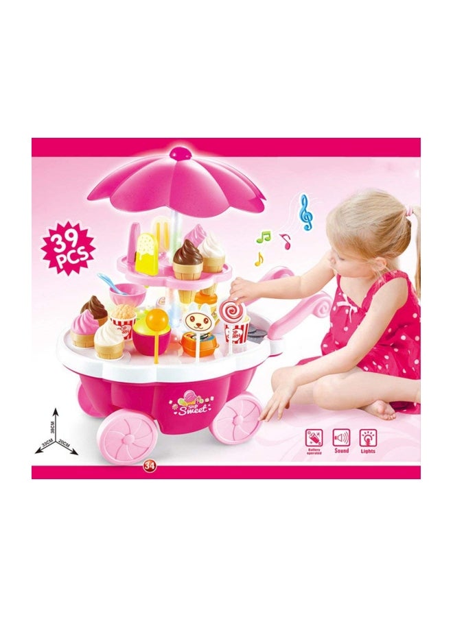 ZZ ZONEX 39-Piece Ice Cream Sweet Shop Set - Image 2