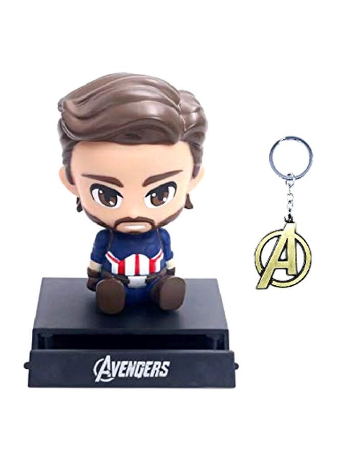أو ستافس مجسم شخصية كابتن أمريكا برأس كبير هزاز من فيلم "Avengers" - Image 1