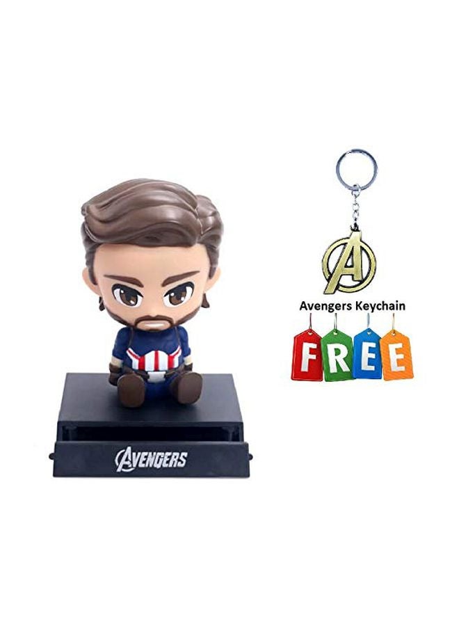 أو ستافس مجسم شخصية كابتن أمريكا برأس كبير هزاز من فيلم "Avengers" - Image 2