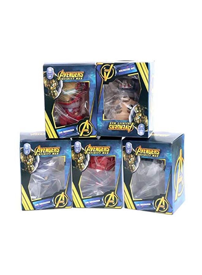 أو ستافس مجسم برأس كبير هزاز لشخصية هالك من فيلم Avengers" Infinity War" لشركة الإنتاج مارفل - Image 3