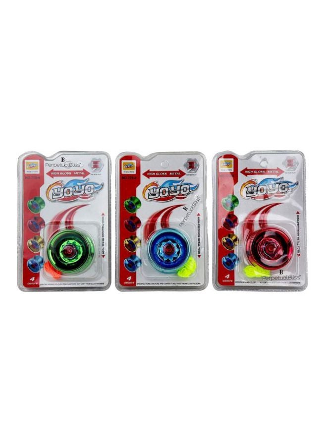 Pack Of 3 High Gloss Metal Yo-yos No.778-4 - v1576094563/N32605288A_1