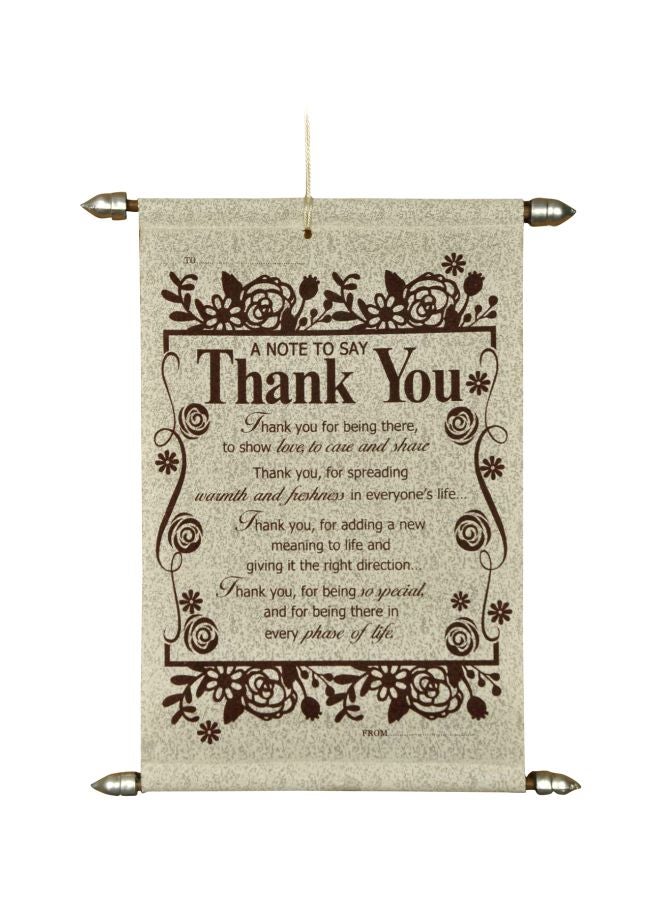 Saugat Traders Thank You Scroll Card ST0004065 