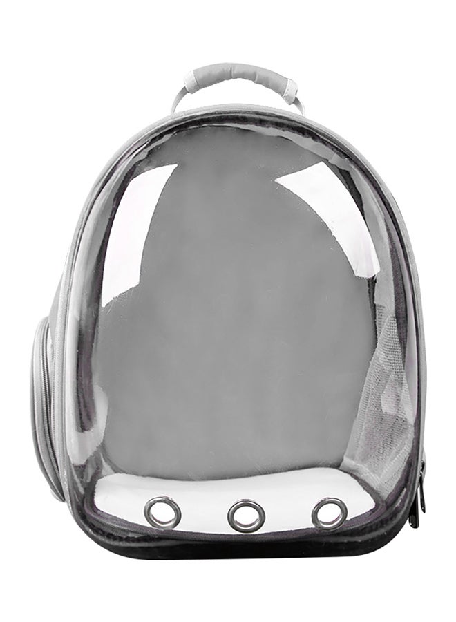 Generic Pet Dog Carrier Travel Backpack Grey 13.4 x 9.8 x 16.5inch 