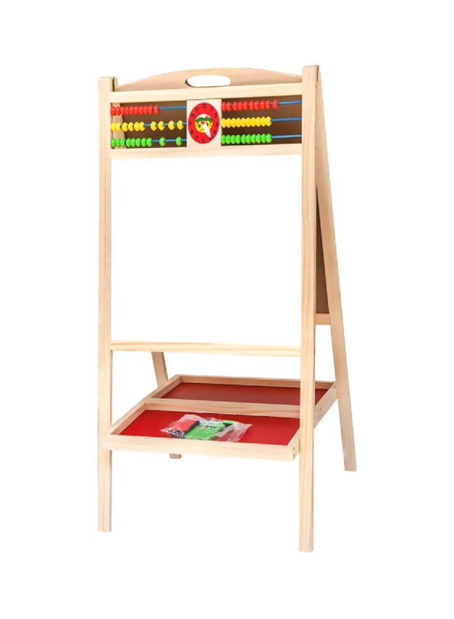 EMOB - Multicolored Wooden Double Sided Folding Drawing And Writing Board Lt-Wt-Kxm-813 - Image 1