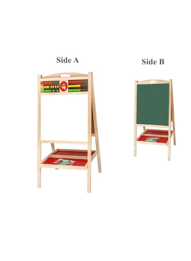 EMOB - Multicolored Wooden Double Sided Folding Drawing And Writing Board Lt-Wt-Kxm-813 - Image 1