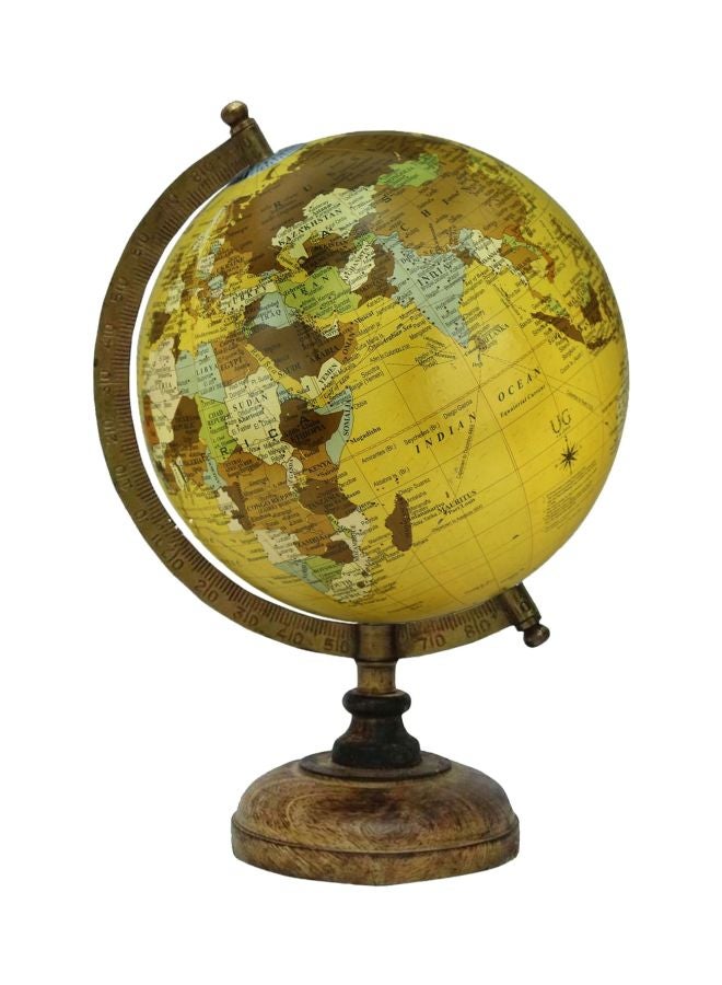 Globeskart - Educational Globe Toy Yellow/Green/Brown - Image 1
