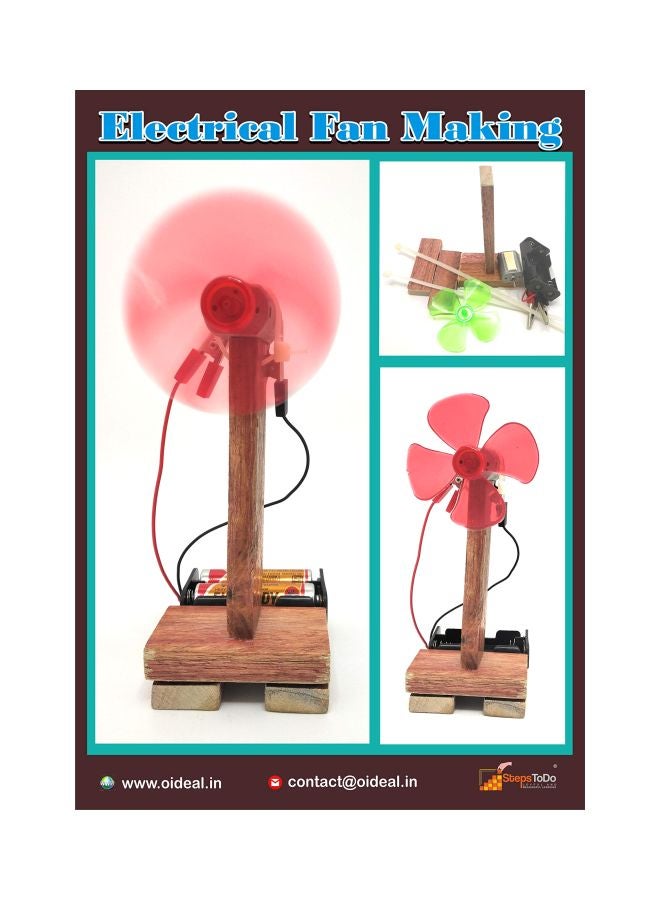 StepsToDo Electrical Fan Making Kit - Image 3