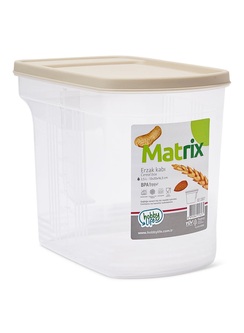 Matrix Cereal Box Brown