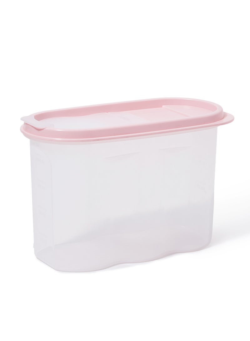 هوبي لايف علبة بيري لحفظ حبوب الإفطار وردي ناعم - Image 2