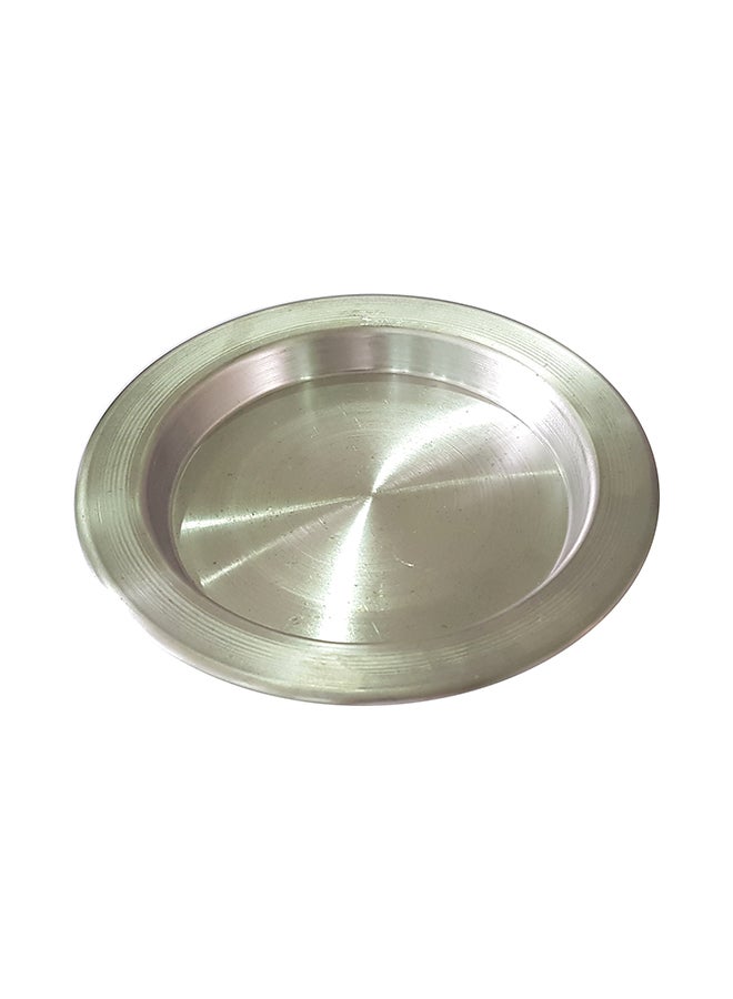 Round Kunafa Tray Silver 19centimeter