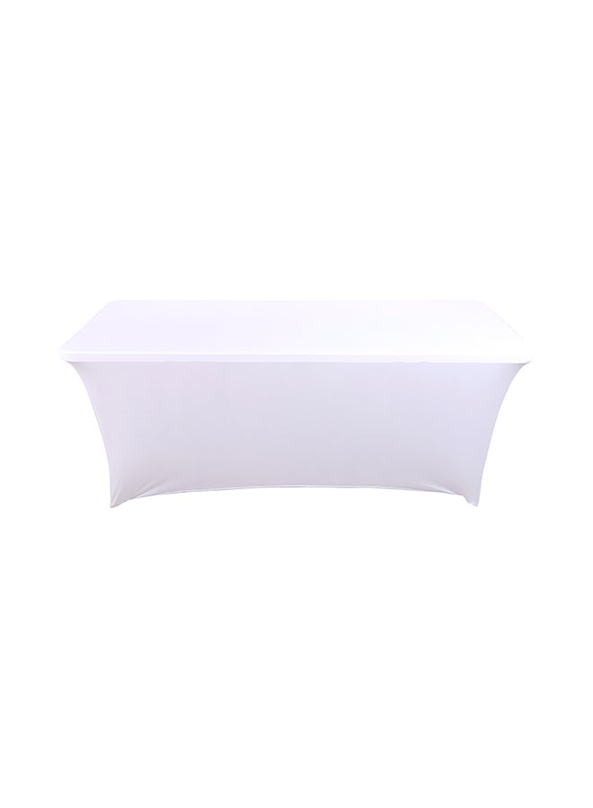 Stretch Spandex Polyster Table Cover White 40.00x4.00x30.00cm - Image 1