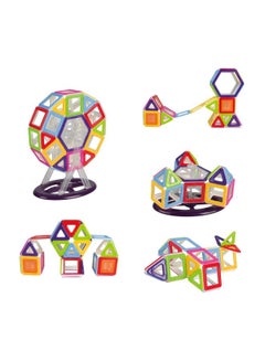 Metro Toy'S & Gift B07TG14K1L1 58-Piece Magnetic Tiles Building Block Set 58 3+ Years  - Image 2