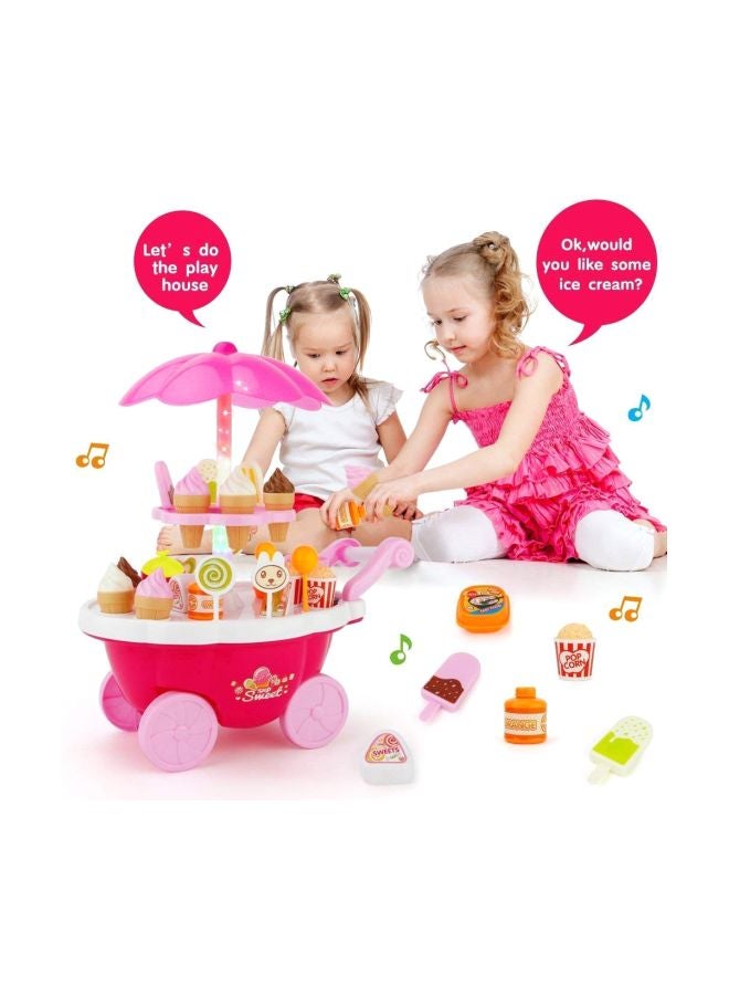 أم كيو فيت مجموعة لعب  من 39 عربة حلوى الآيس كريم. - Image 3