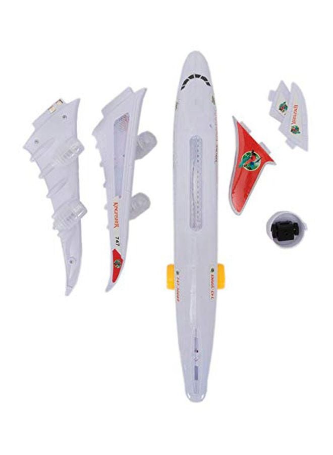 Super Toy Battery Operated Light And Sound Aeroplane Multicolour - Image 3