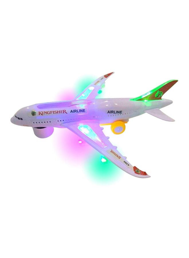 Super Toy Battery Operated Light And Sound Aeroplane Multicolour - Image 2