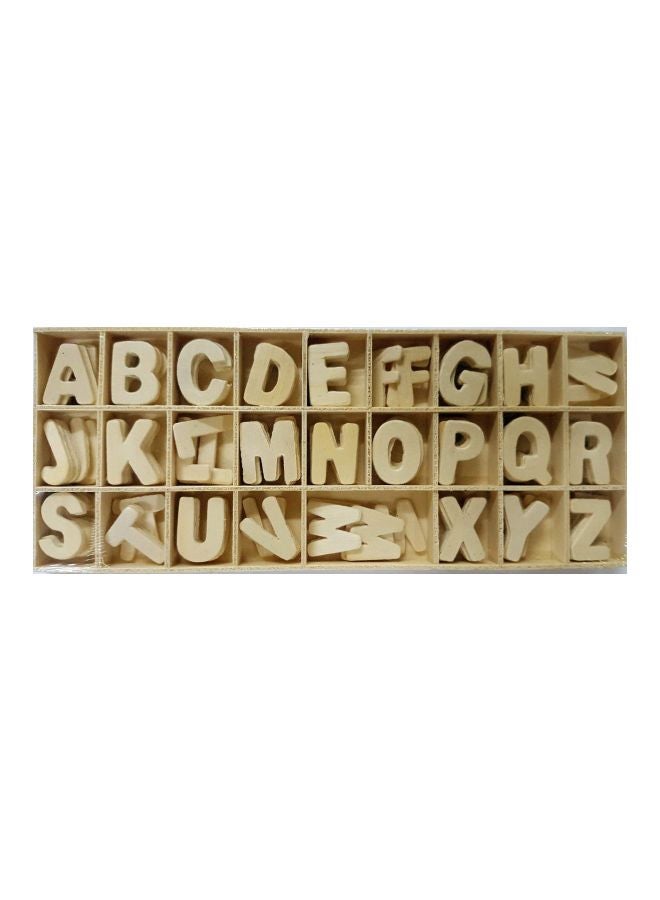 Lakeer Set Of 5 Wooden Alphabets Set  - Image 3
