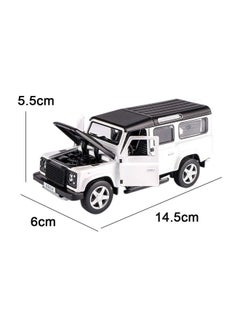 Metro Toy'S & Gift Defender Alloy Pull Back Car 6604 Black  - Image 3