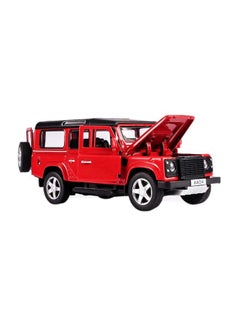 Metro Toy'S & Gift Defender Alloy Pull Back Car 6604 Black  - Image 2