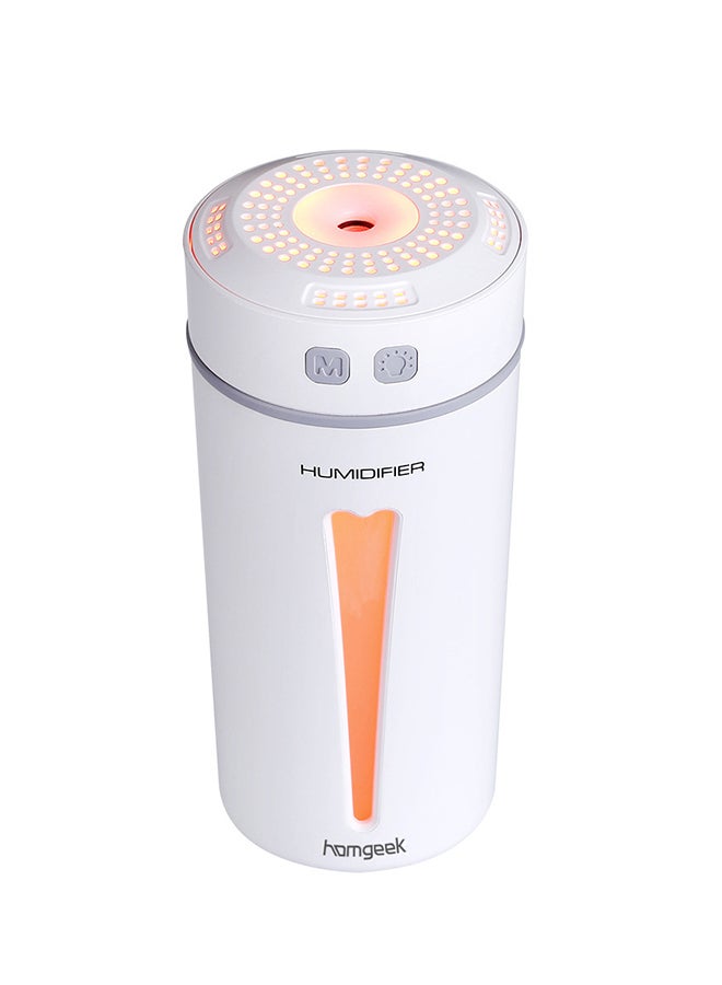 homgeek - USB Air Humidifier Lamp White 15.10x7.10x7.10centimeter - Image 1