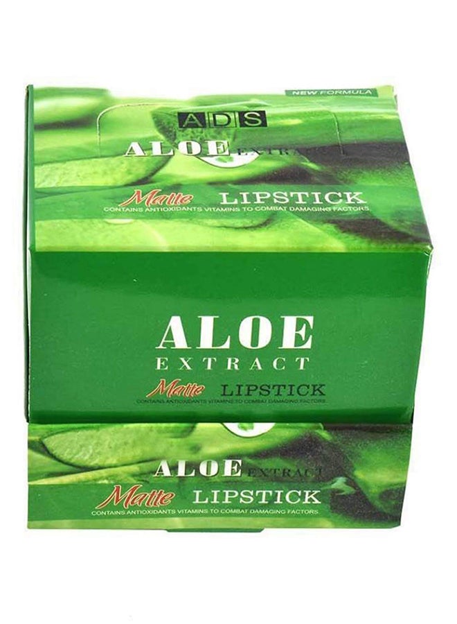 Pack Of 12 Aloe Matte Lipstick Multicolour - v1576138636/N29246369A_2