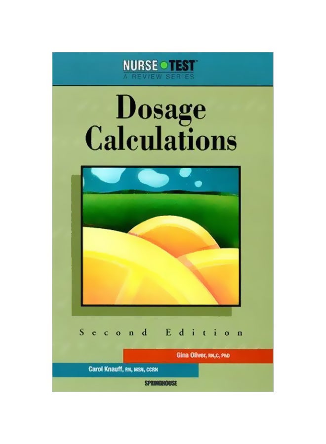 Dosage Calculations 2nd Edition english 4-1-1999 