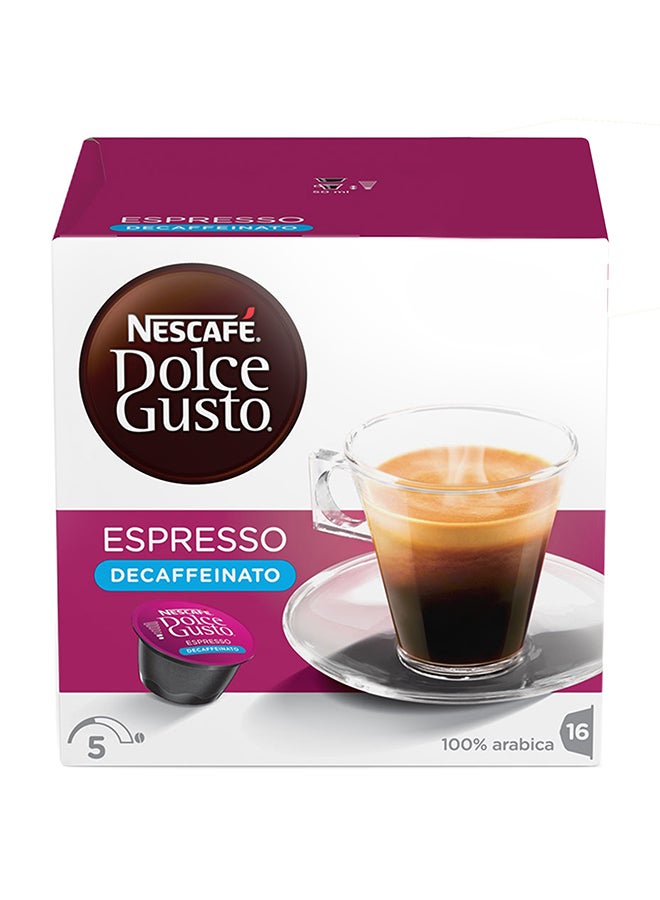 Nescafe Dolce Gusto Espresso 16 Capsules Decaffeinato - Image 2