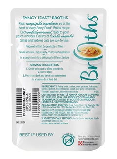 PURINA Fancy Feast Broths Chicken And Vegetables In A Decadent Silky Broth 40grams  - Image 2