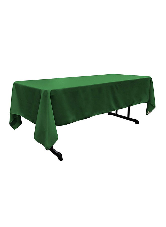 Poplin Rectangular Tablecloth Green 126 x 60 x 0.1inch