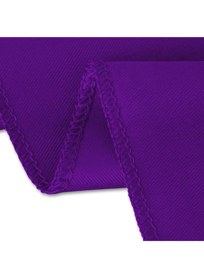 لينين تايبل كلوث مفرش للطاولة بنمط سادة أرجواني 118بوصة - Image 2