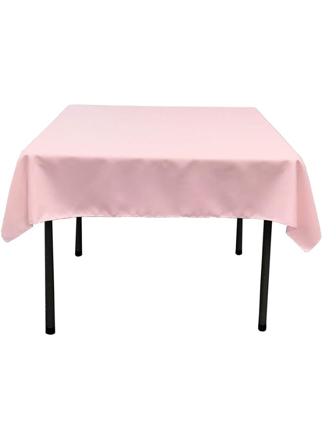 Modern Stylish Polyester Table Cloth Light Pink 58 x 58inch - v1576143702/N32672358A_1