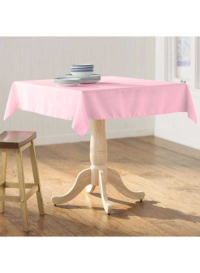 Modern Stylish Polyester Table Cloth Light Pink 58 x 58inch - v1576143702/N32672358A_2