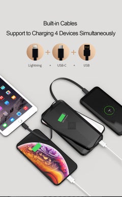 iWalk 2-Piece 10000 mAh Powerbank And 12000 mAh Wireless Powerbank Combo Black  - Image 4
