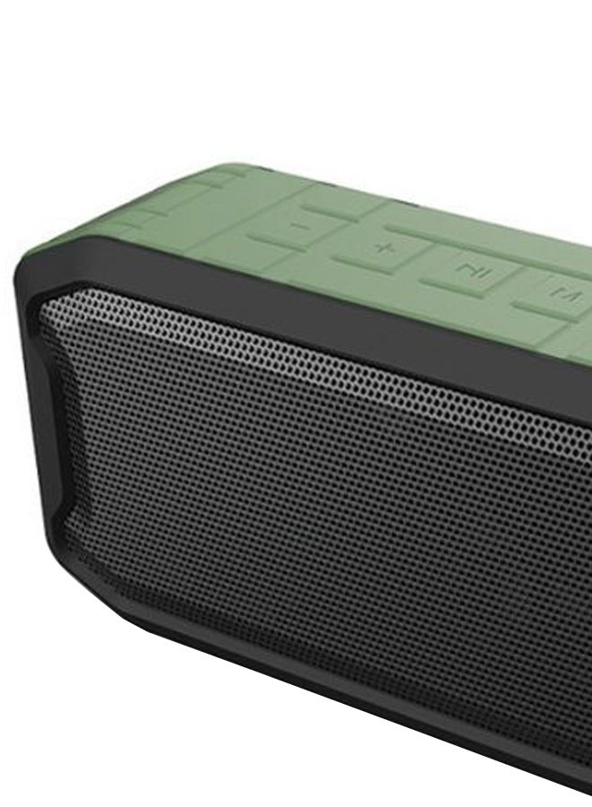Portable Bluetooth Wireless Speaker Green/Black - Image 2