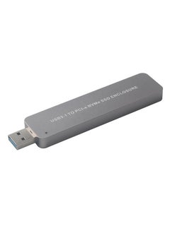 USB 3.1 To PCI-e NVMe SSD Enclosure Adapter Grey