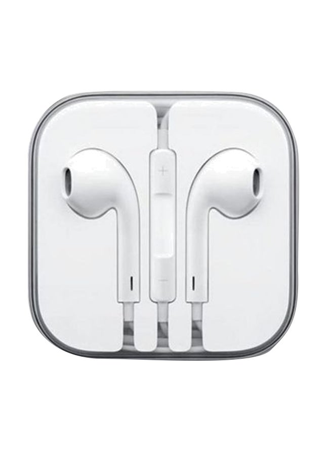 Generic - In-Ear Earphones With Mic White - Image 1