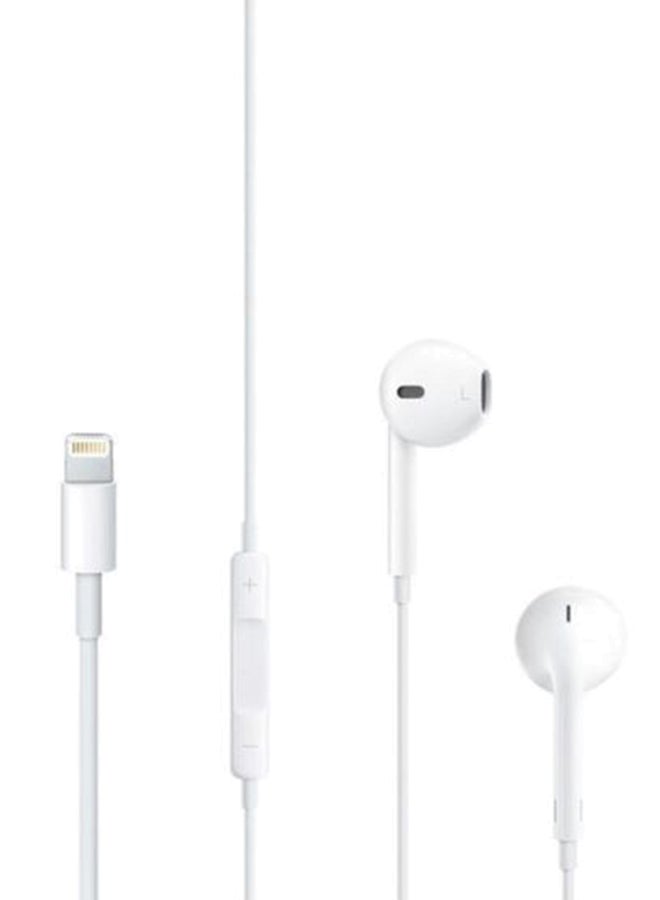 Generic - Wired In-Ear Earphones for Apple iPhone White - Image 1