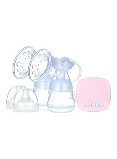 YOUHA 2-Piece Compact, Lightweight Electric Feeding Breast Pump, 150ml - Clear/Pink  - Image 1