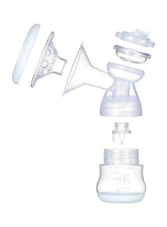 YOUHA 2-Piece Compact, Lightweight Electric Feeding Breast Pump, 150ml - Clear/Pink  - Image 2