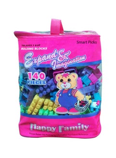 140-Piece Happy Family Expand And Imagination Building Block Set HJ3833