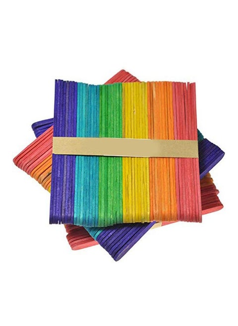 100-Piece Wooden Ice Cream Stick AMZ100