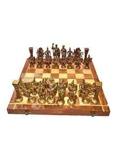 Skywalker Hand Crafted Roman Brass Chess Set  - Image 1