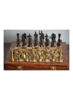Skywalker Hand Crafted Roman Brass Chess Set  - Image 2
