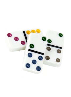 Graphitos 28-Piece Double 6 Colour Dot Domino Game Set  - Image 2