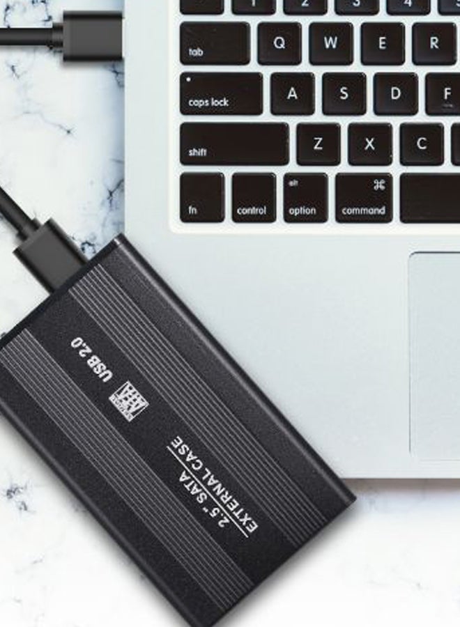 USB2.0 To SATA HDD Converter Adapter External Case Black - Image 3