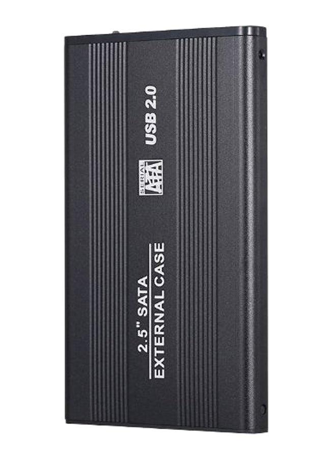 USB2.0 To SATA HDD Converter Adapter External Case Black - Image 1
