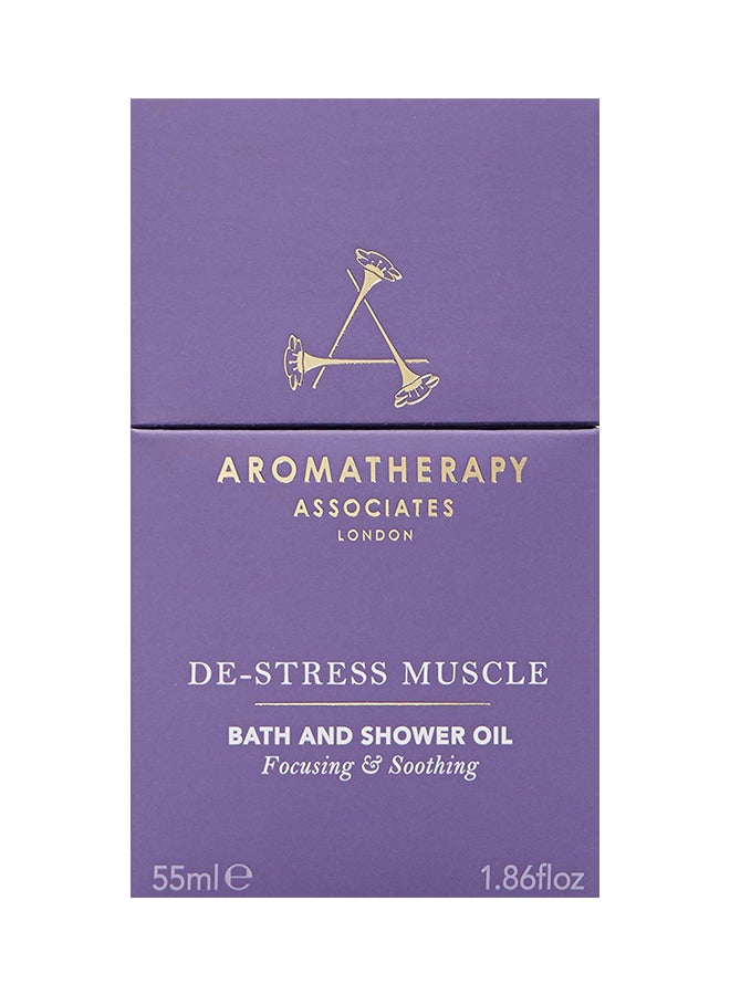 Aromatherapy Associates De-Stress Muscle Bath And Shower Oil 55ml - Image 2