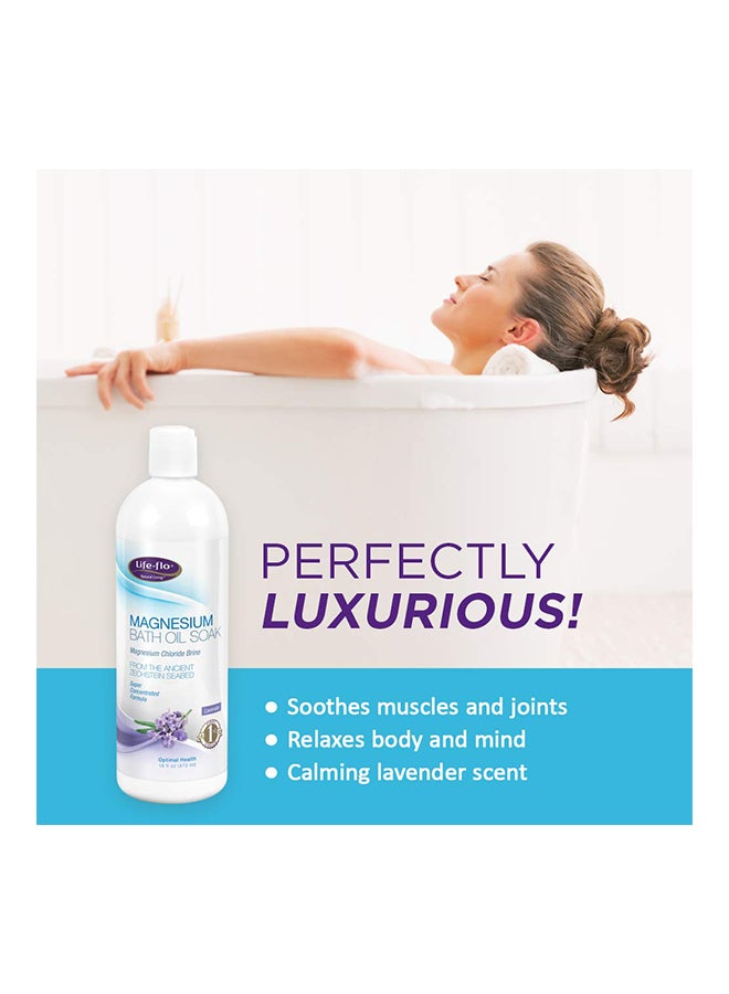 Life-flo - Lavender Magnesium Bath Oil Soak - Image 1