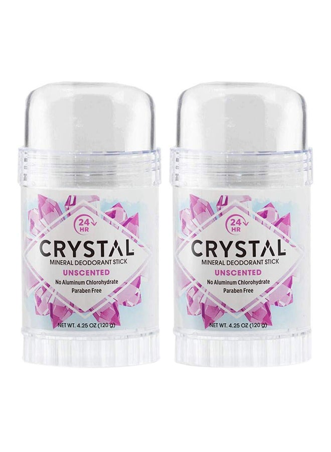 CRYSTAL ESSENCE Pack Of 2 Deodorant Stick 